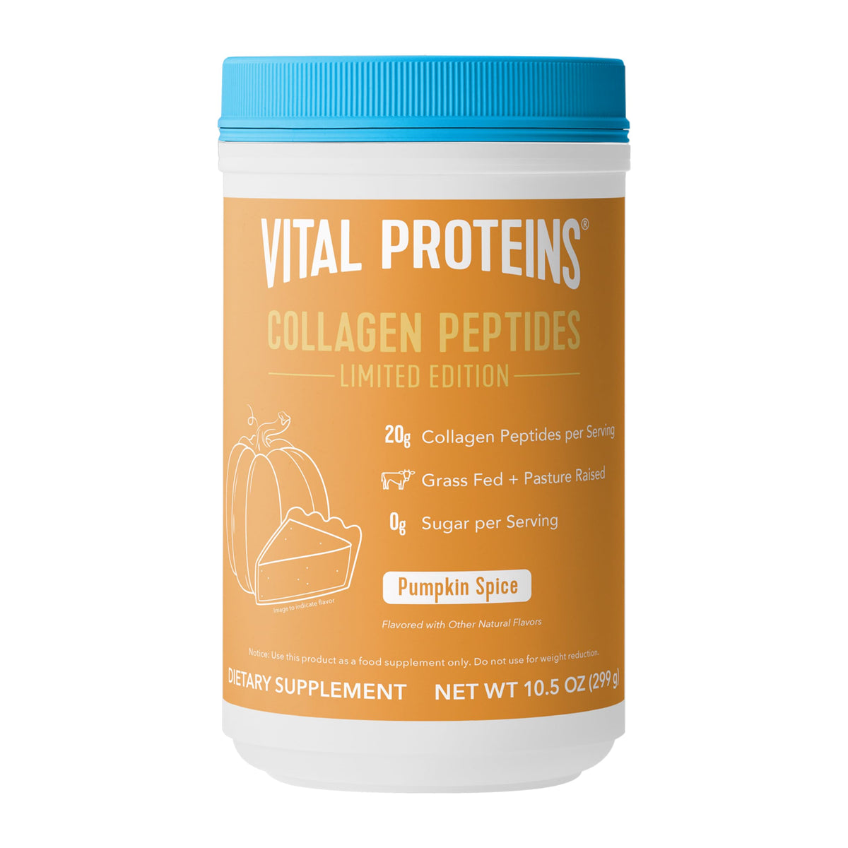 Vital Proteins® Pumpkin Spice Collagen Peptides, 20g Collagen Peptides, Healthy Hair, Skin, Nails & Joints