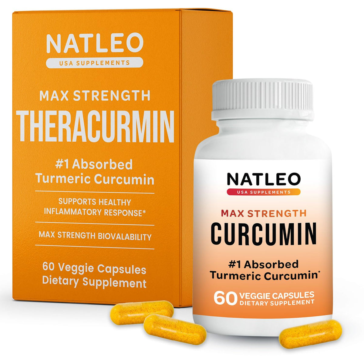 Theracurmin Turmeric Curcumin Supplement, 120 Count, High Absorption Turmeric & Curcumin - Joint Supplement for Men and Women - 42.6X More Bioavailablity