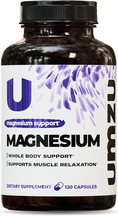 UMZU Daily Magnesium Complex Capsules, 30 Day Supply | 3 Bioavailable Magnesium Forms, High Absorption, Energy and Metabolism Support, Muscle Relaxation, Calmness, Daily Wellness