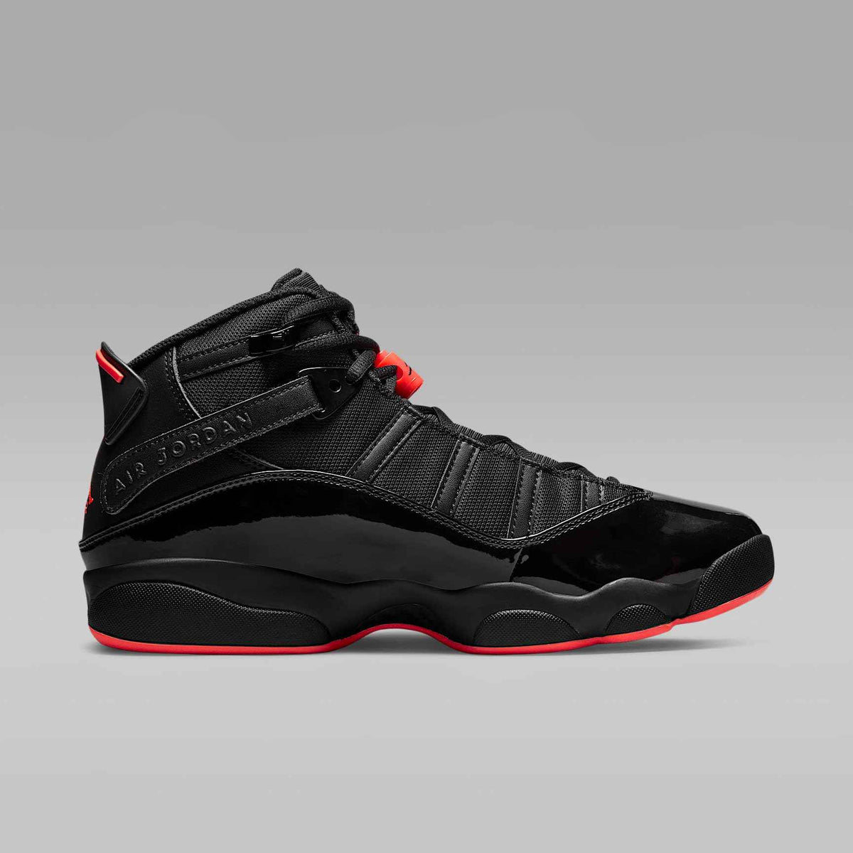 Nike Air Jordan 6 Rings 322992 064, Men's Fashion Shoes, 10.5 Black, Black/Infrared 23-black