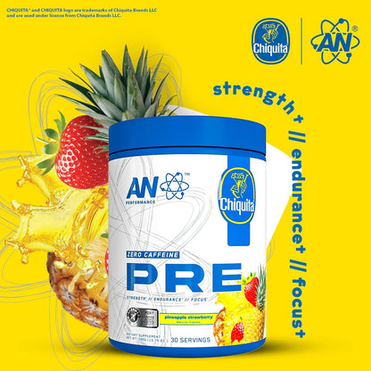 AN Performance Pre-Workout Powder Supplement for Men & Women | Energy Drink Mix with 300mg Caffeine + Beta Alanine + Citrulline | Third-Party Tested | Fruit Punch | 30 Servings
