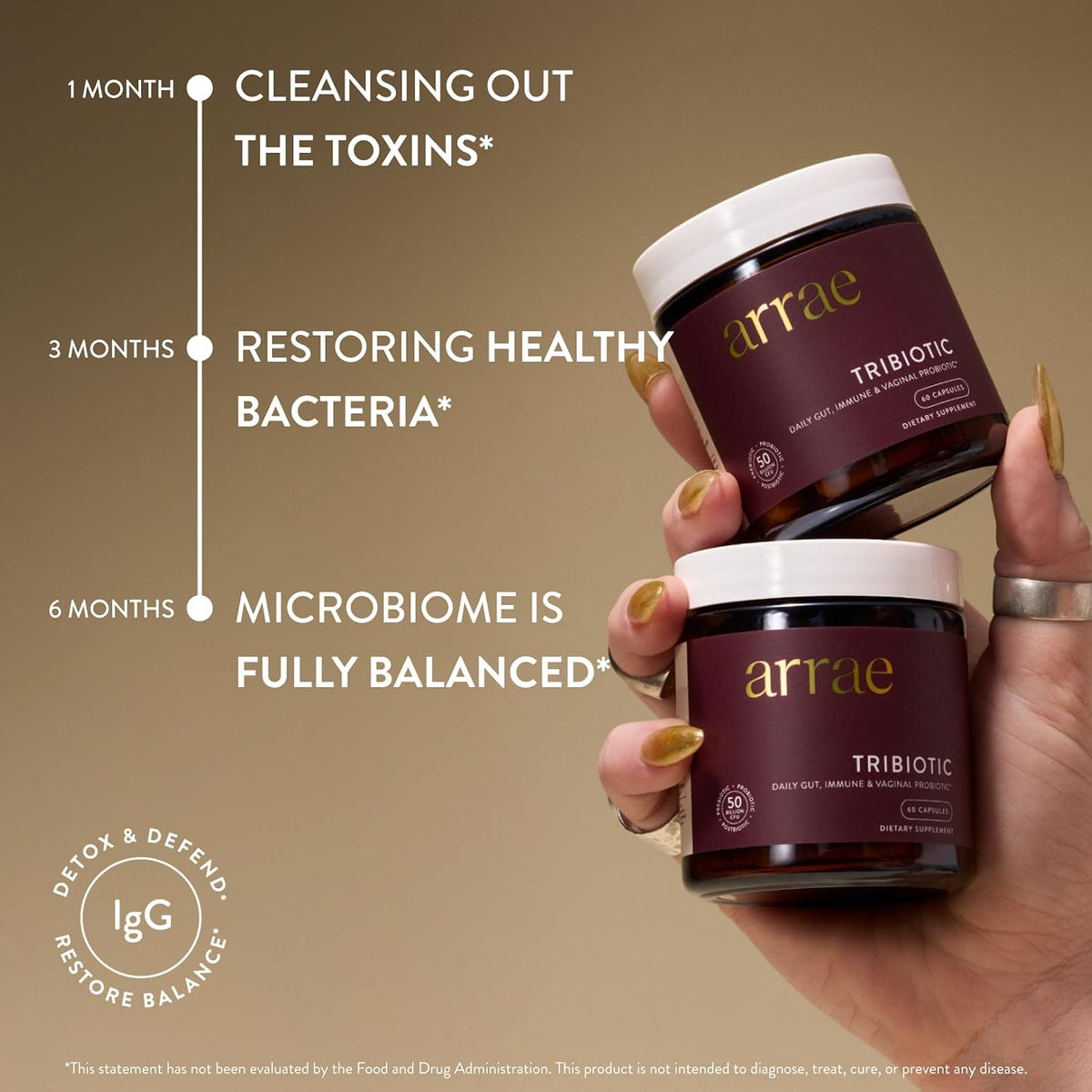 Tribiotic Women's All-in-1 Probiotic, 50B CFU, Gut & Vaginal Health, 60 Ct