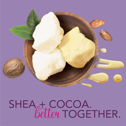Jergens Shea and Cocoa Whipped Body Butter Lotion, Tone Enriching Hand And Body Lotion for Dry Skin, with Vitamins B3 & E, 8.5 Oz