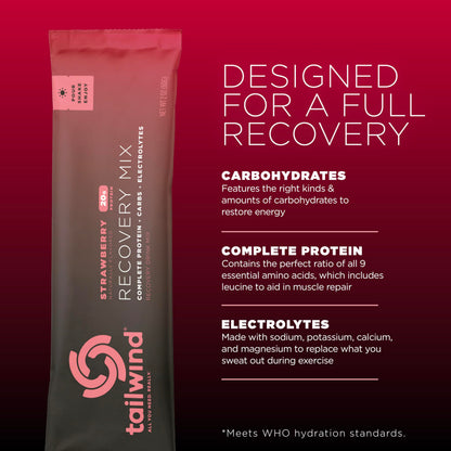Tailwind Nutrition Recovery Mix, Chocolate, 20-Serving Bag