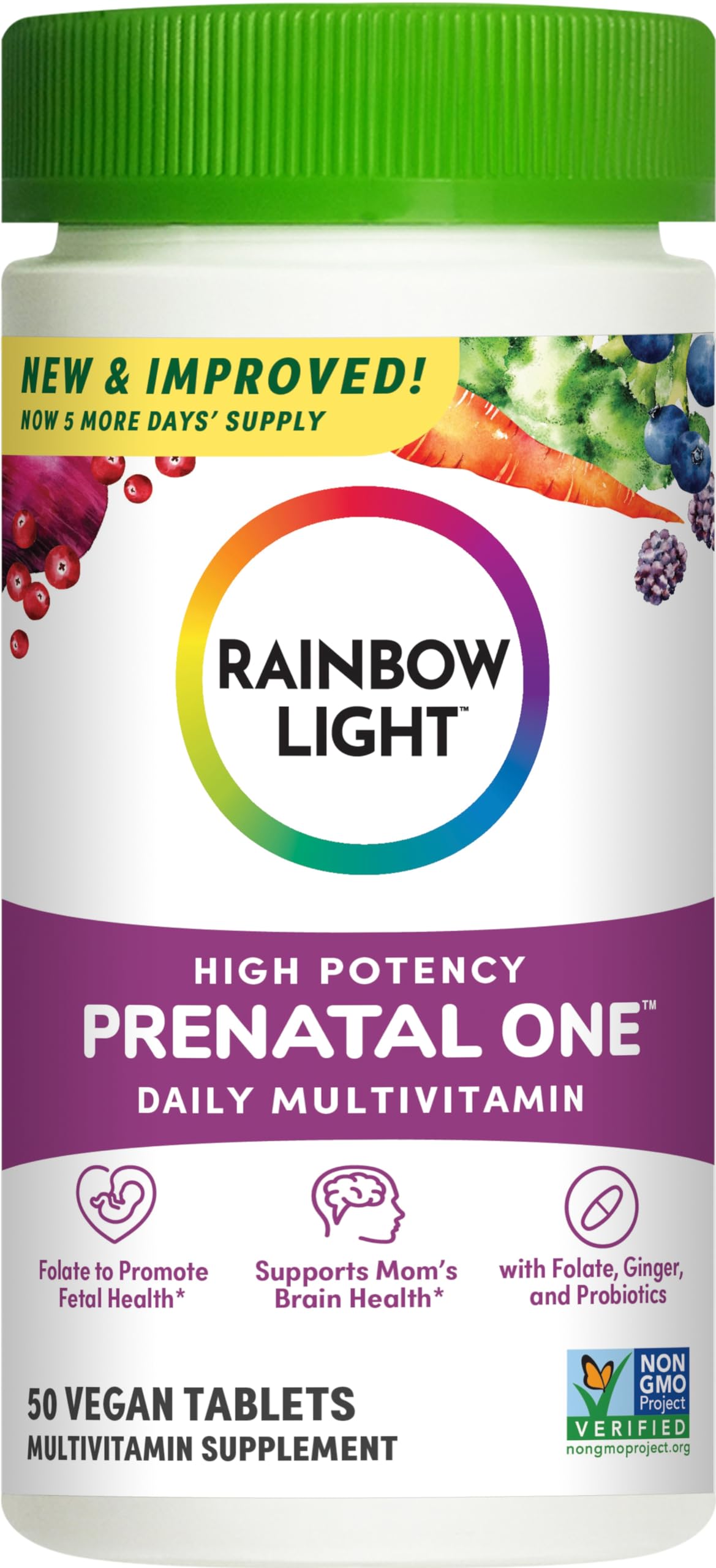 Rainbow Light Prenatal One Multi, 50 Tablets