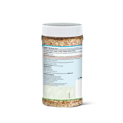 Kaytee Oat Groats Treat Jar for Pet Birds, 11 Ounces | More bird food variety. Crunchy bird treats. Easy to serve, protein source, parakeet treats