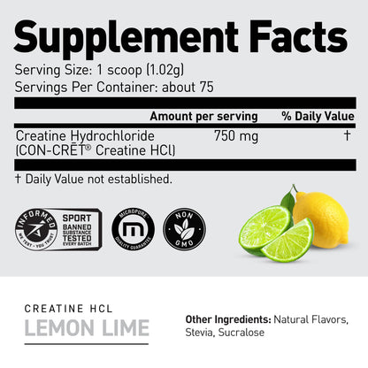 Kaged Creatine HCl Capsules | 7X Concentrated vs Mono | Muscle Building & Recovery | High Absorption | No Bloating | Creatine for Men & Women | Vegan, Gluten Free | Unflavored | 75 Servings