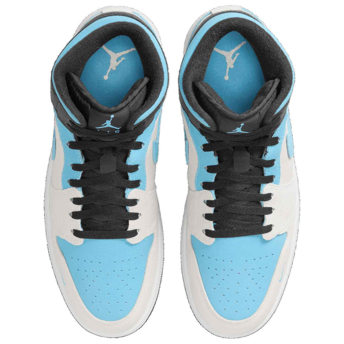Jordan Air 1 Mid Se - Men's (Summit White/Blue Chill/Anthracite) Size 9