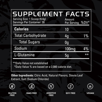 Gains in Bulk L-Glutamine Powder, Unflavored, 90 Servings