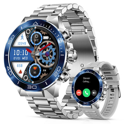 SOUYIE Smart Watch for Men Answer/Make Call 1.43" AMOLED 24H Health Monitor
