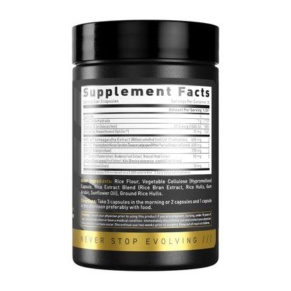 Kaged Test Capsules | Unflavored | Testosterone Booster Ferodrox | Premium Hormone Managment | LJ100 Tongkat Ali KSM-66 Ashwagandha Shilajit | Supplements for Men & Women | 60 Servings
