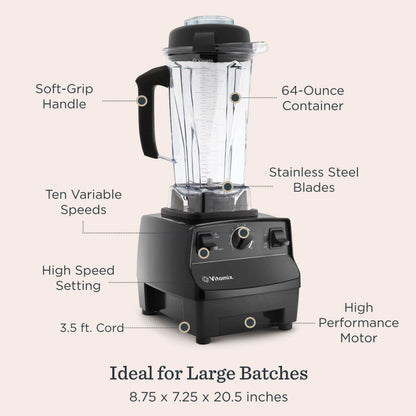 Vitamix 5200 Professional-Grade Blender, 64 oz. Container, White