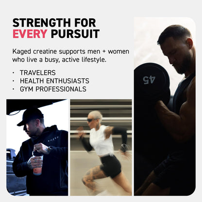 Kaged Creatine Monohydrate Micronized Powder | Unflavored | Muscle Building & Recovery | 5000 mg Per Serving | Vegan, Gluten Free, Easily Digestible | Supplements for Men & Women | 100 Servings