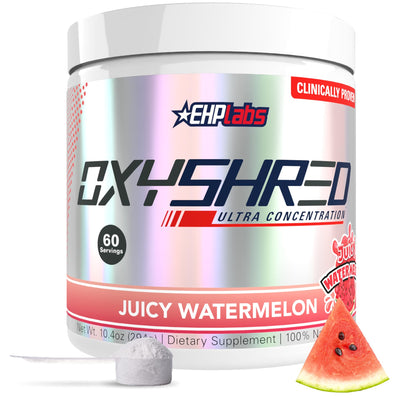 EHP Labs OxyShred Pre Workout Powder - Preworkout Powder with L Glutamine & Acetyl L Carnitine, Energy Boost Drink - Cosmic Blast, 60 Servings