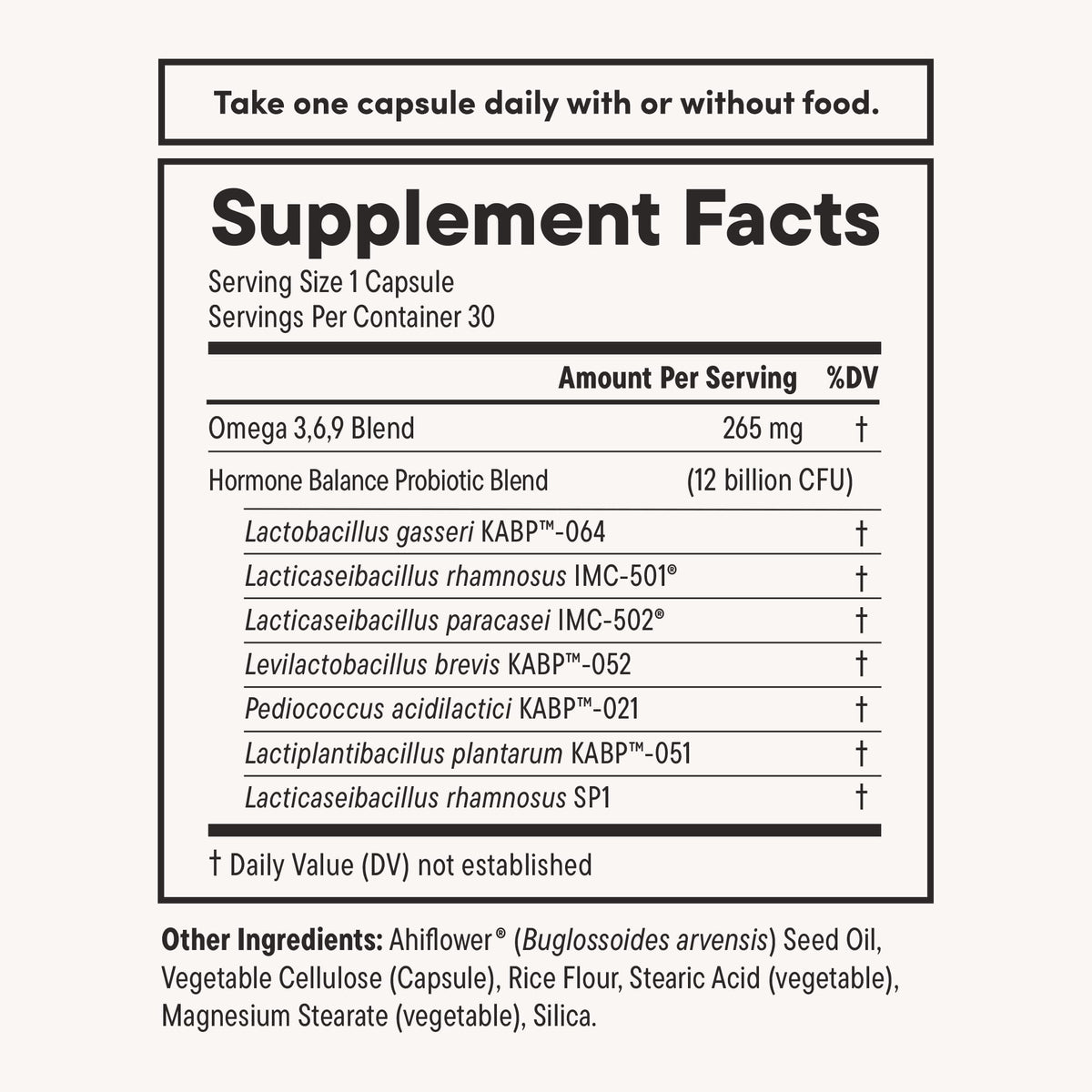 Daily Nouri Hormone Balance Probiotics for Women | Hormone Balance for Women | PMS, Hormonal Acne, & Bloating Support | 7 Clinically Studied Strains + Omega | 30-Day Supply Daily Nouri buy supplements Au
