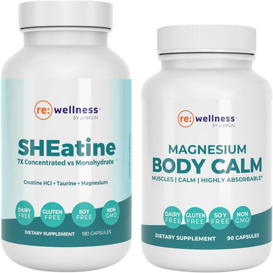 Reignite Wellness by JJ Virgin SHEatine Capsules and Magnesium Body Calm