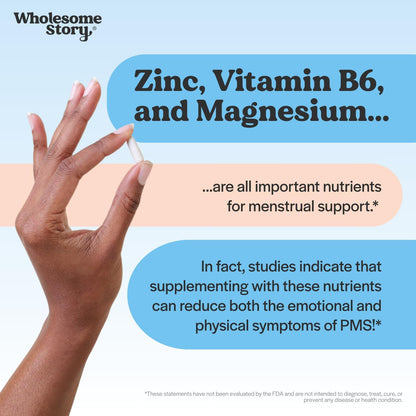 Zinc & Magnesium + Berberine | Zinc Picolinate Magnesium Glycinate Supplements with Vitamin B6 + Berberine 1500mg HCl Supplement | Reproductive Health, Hormone Balance & Immune Support | 30 Day Supply