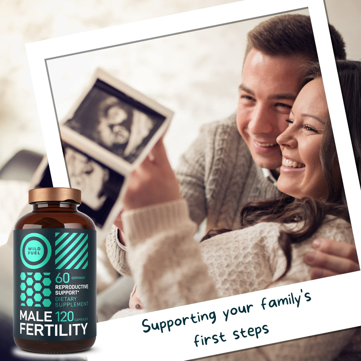 Fertility Supplements For Men Prenatal Vitamin - Maca Root, Ashwagandha, L Arginine