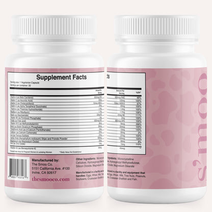 Prenatal Vitamins for Women with Iron, Vitamin D, Calcium & More, Supports Healthy Pregnancy