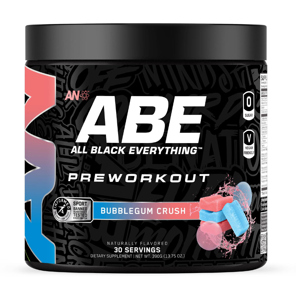 All Black Everything Pre-Workout Powder | Preworkout Energy Drink Mix | 350mg Caffeine | Beta Alanine & Citrulline | Energy Supplement for Men & Women | Baddy Berry | 30 Servings