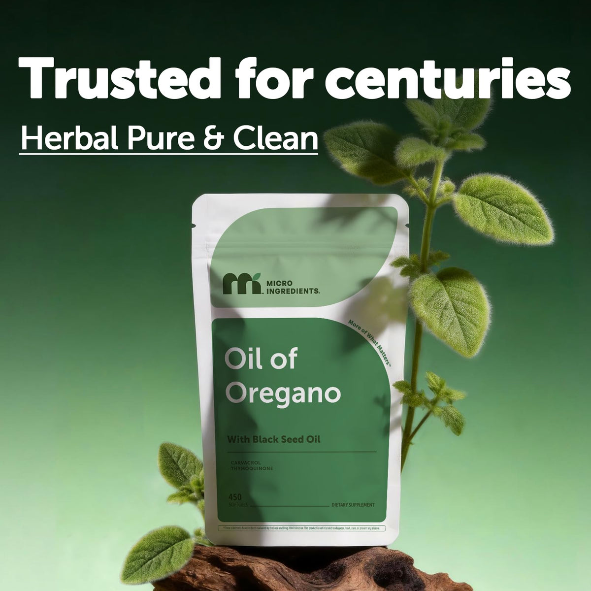 Micro Ingredients Oil of Oregano with Black Seed Oil, 300 Softgels | Naturally Occurring Carvacrol & Thymoquinone. 2-in-1 Oregano Oil Supplement. Non-GMO, Gluten Free, 3rd Party Tested.