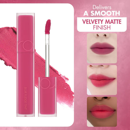 rom&nd OVEEER Shade Series Blur Fudge Tint | Silky Matte Lipstick for Velvety Smooth Lips | Long-Lasting Stain, Wrinkle Blurring, Moisturizing Formula | 16 Burnt Orange | Lip Stain Long Lasting Waterproof | Buildable Matte Blurred Finish | Hydrating Lip S