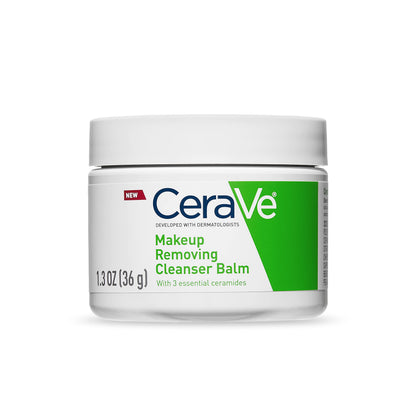 CeraVe Cleansing Balm Makeup Remover, Waterproof Makeup Remover With Ceramides
