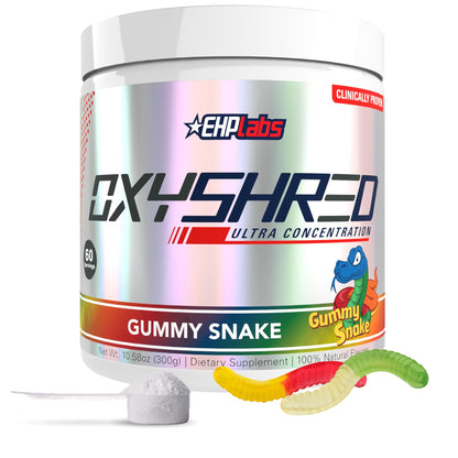 EHP Labs OxyShred Pre Workout Powder - Preworkout Powder with L Glutamine & Acetyl L Carnitine, Energy Boost Drink - Cosmic Blast, 60 Servings