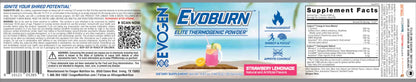 Evogen Evoburn Thermogenic | Mango | 30 Servings | MitoBurn, InnoSlim and ProGBB with caffeine, L-tyrosine, cocoa extract, DMAE and AdvantraZ for energy, focus and metabolism