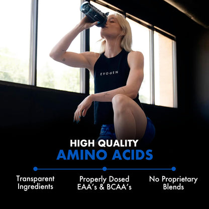 Evogen Amino K.E.M. EAA & BCAA | Tropic Thunder | 30 Servings | S7 nitric oxide blend with betaine anhydrous, coconut water and leucine for blood flow, muscle growth, hydration and recovery