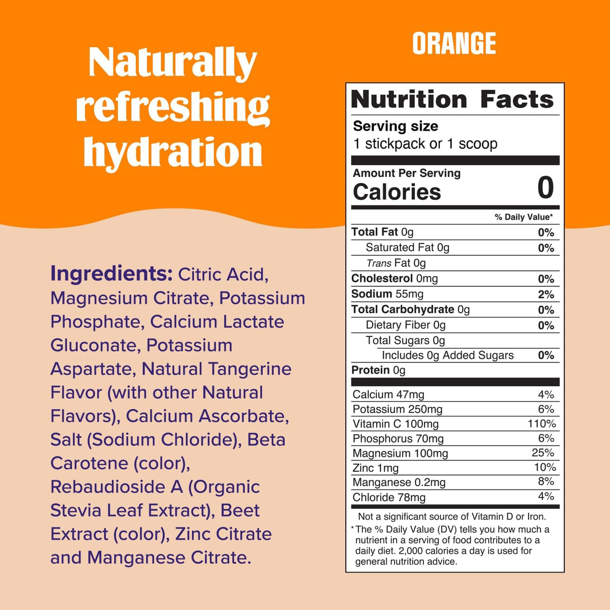 Ultima Replenisher Electrolyte Powder Drink Mix Bundle – Sugar Free – Orange, 30 Serving Canister and 20 Stickpacks – 6 Electrolytes and Minerals – Keto Friendly, Vegan, Non-GMO
