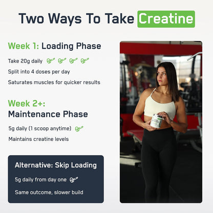 SteelFit Creapure Creatine Monohydrate Powder, Unflavored, 30 Servings | German Creatine Powder for Men, Women - Gym Workout Nutritional Supplements for Muscle Gain, Brain Health & Strength Building