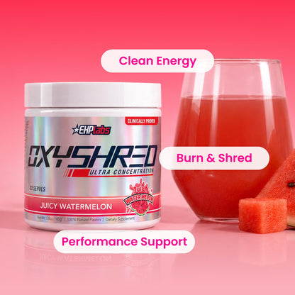 EHP Labs OxyShred Pre Workout Powder - Preworkout Powder with L Glutamine & Acetyl L Carnitine, Energy Boost Drink - Cosmic Blast, 60 Servings