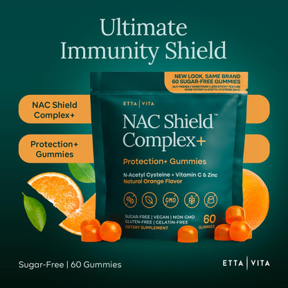 Sugar-Free NAC Gummies for Kids and Adults with Glutathione & Milk Thistle | N Acetyl Cysteine 400mg for antioxidant & immune support, sugar free, vegan, non-GMO, gluten free, blueberry flavor, USA