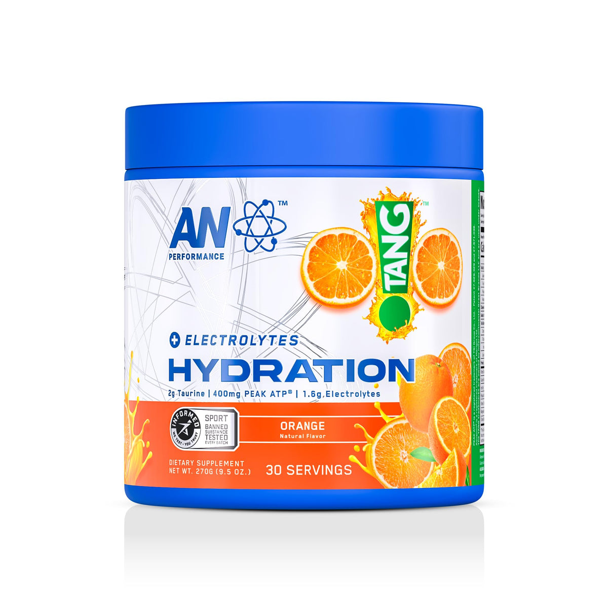 AN Performance Electrolyte Drink Mix | Zero Sugar Hydration Powder | Magnesium + Calcium + Potassium | Strawberry Pineapple | 30 Servings