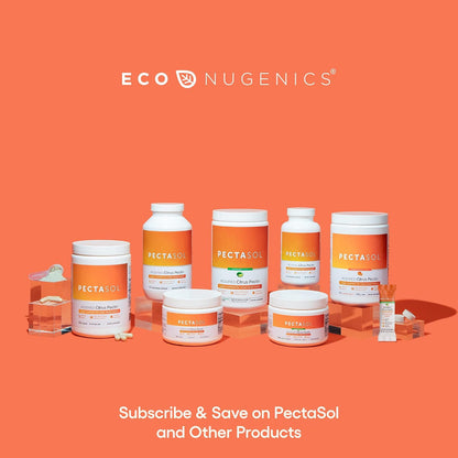 EcoNugenics PectaSol Modified Citrus Pectin – 184g Berry Powder – Total-Body Health Supplement to Support Immune System, Inflammation Response & Healthy Aging + Maintain Healthy Galectin-3 Levels