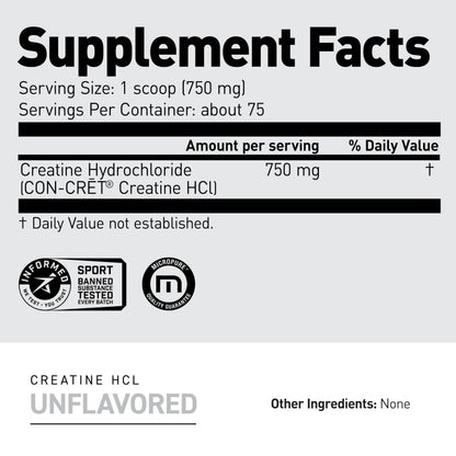 Kaged Creatine HCl Capsules | 7X Concentrated vs Mono | Muscle Building & Recovery | High Absorption | No Bloating | Creatine for Men & Women | Vegan, Gluten Free | Unflavored | 75 Servings