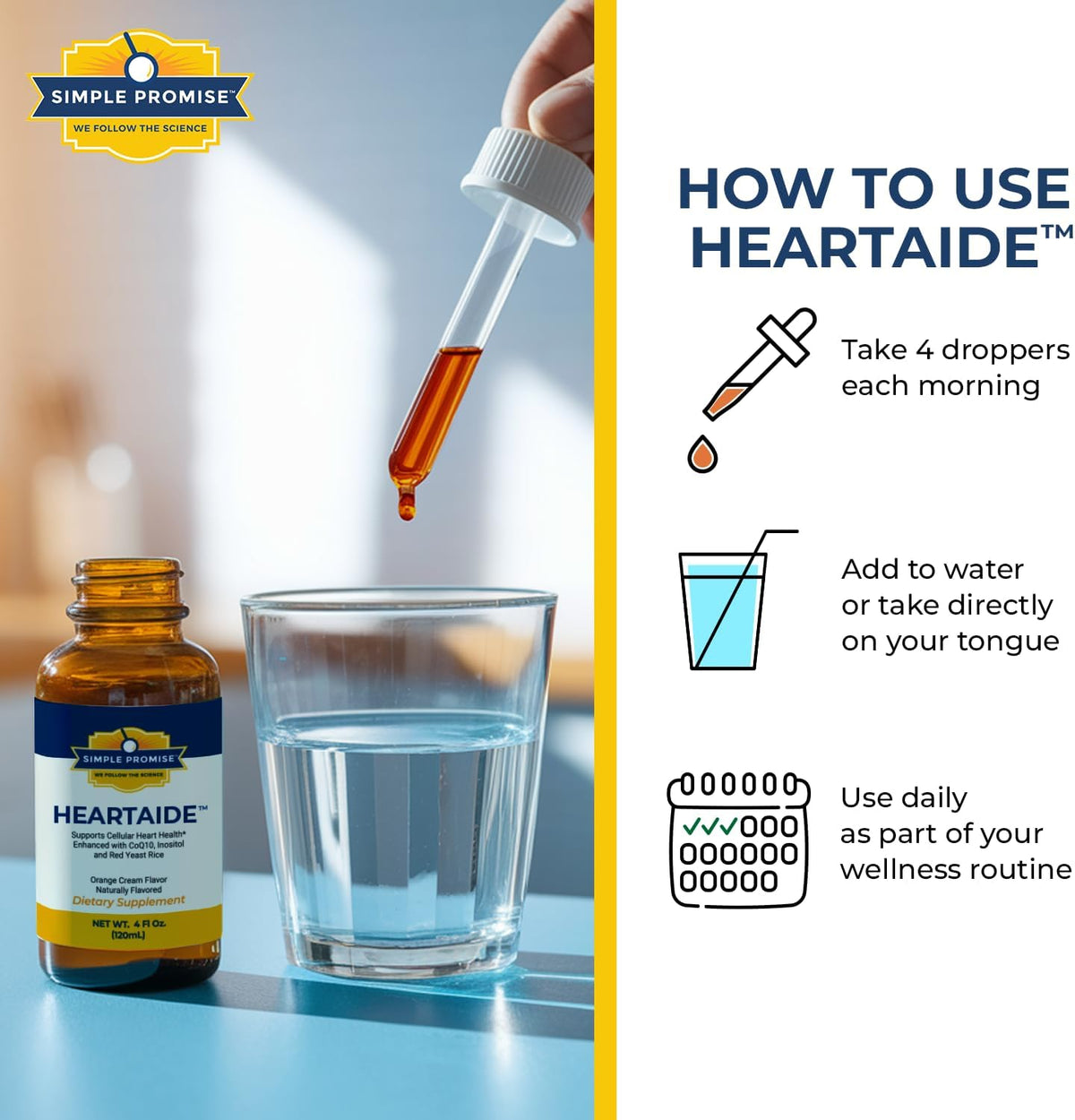 HeartAide and Prociva Bundle - Heart Support - Red Yeast Rice and Arjuna | Heart Drops-Arjuna Pair, For Steady Cardiovascular Wellness, With CoQ10 and Magnesium, Drops Plus Capsules Daily, 30 Days