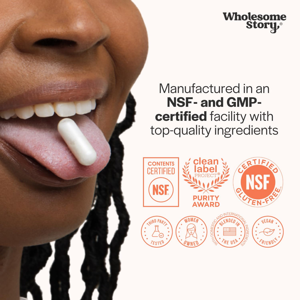 Wholesome Story Myo-Inositol & D-Chiro Inositol Supplement for Women | Fertility Supplements for Hormonal Balance & Ovarian Health Support | Myoinositol | Ideal 40:1 Ratio | 30 Servings
