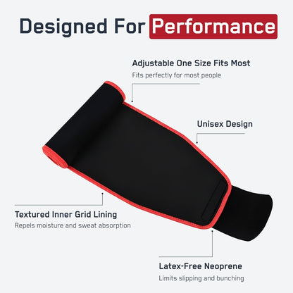 SteelFit Waist Trimmer Belt for Women & Men - Adjustable Sweat Band Shaper | Moisture-Resistant Neoprene Waist Trainer for Stomach & Belly Fat - Fitness, Gym, & Exercise Accessories for Working Out