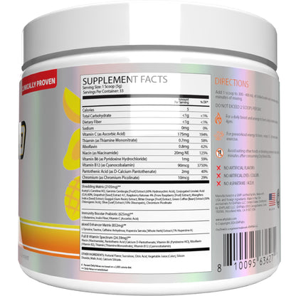 EHP Labs OxyShred Pre Workout Powder - Preworkout Powder with L Glutamine & Acetyl L Carnitine, Energy Boost Drink - Cosmic Blast, 60 Servings