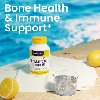 Healthy Origins Vitamin D3 10,000 IU 250 mcg, 360 Softgels