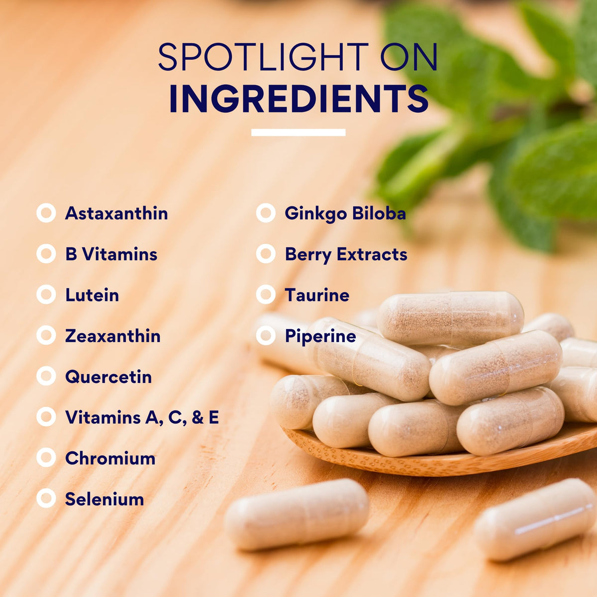 Research Verified Eye Health - Nourish and Protect Eyes and Vision, Support Healthy Retina, Improve Blood Supply to Eyes - Vitamins A, B, C, and E - 60 Capsules - Made in the USA