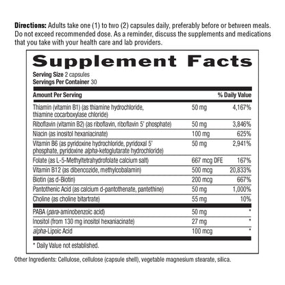Country Life Coenzyme B-Complex, 120 Capsules