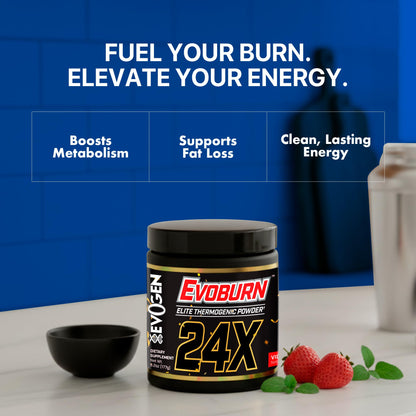 Evogen Evoburn Thermogenic | Mango | 30 Servings | MitoBurn, InnoSlim and ProGBB with caffeine, L-tyrosine, cocoa extract, DMAE and AdvantraZ for energy, focus and metabolism