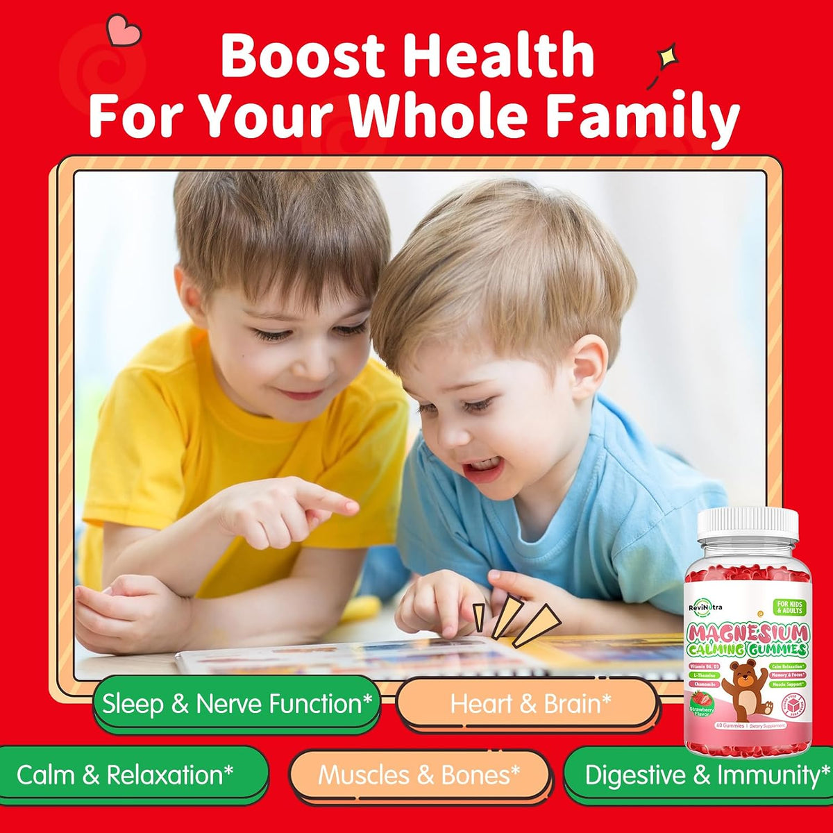 Magnesium Glycinate Gummies for Kids - Magnesium Glycinate Supplement