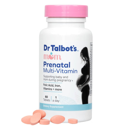 Dr. Talbot's Mom Prenatal Multi-Vitamin with Folic Acid, Iron, Vitamins and More
