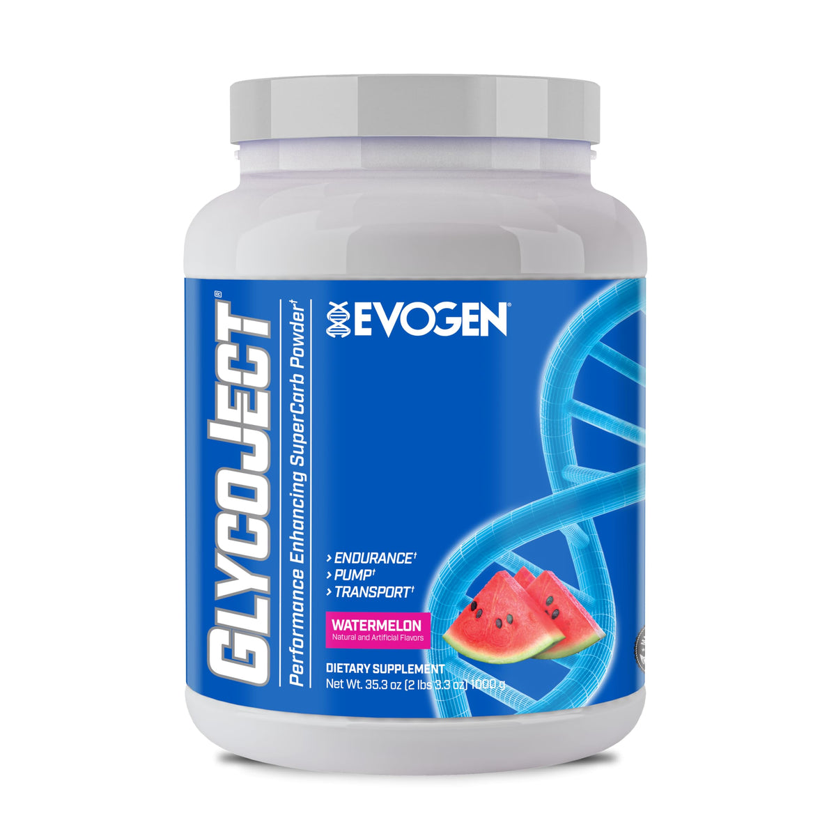 Evogen GlycoJect Karbolyn Super Carb Powder | Unflavored | 37 Servings | Fast-digesting fuel with citrulline malate for rapid glycogen replenishment, endurance, muscle pumps and recovery