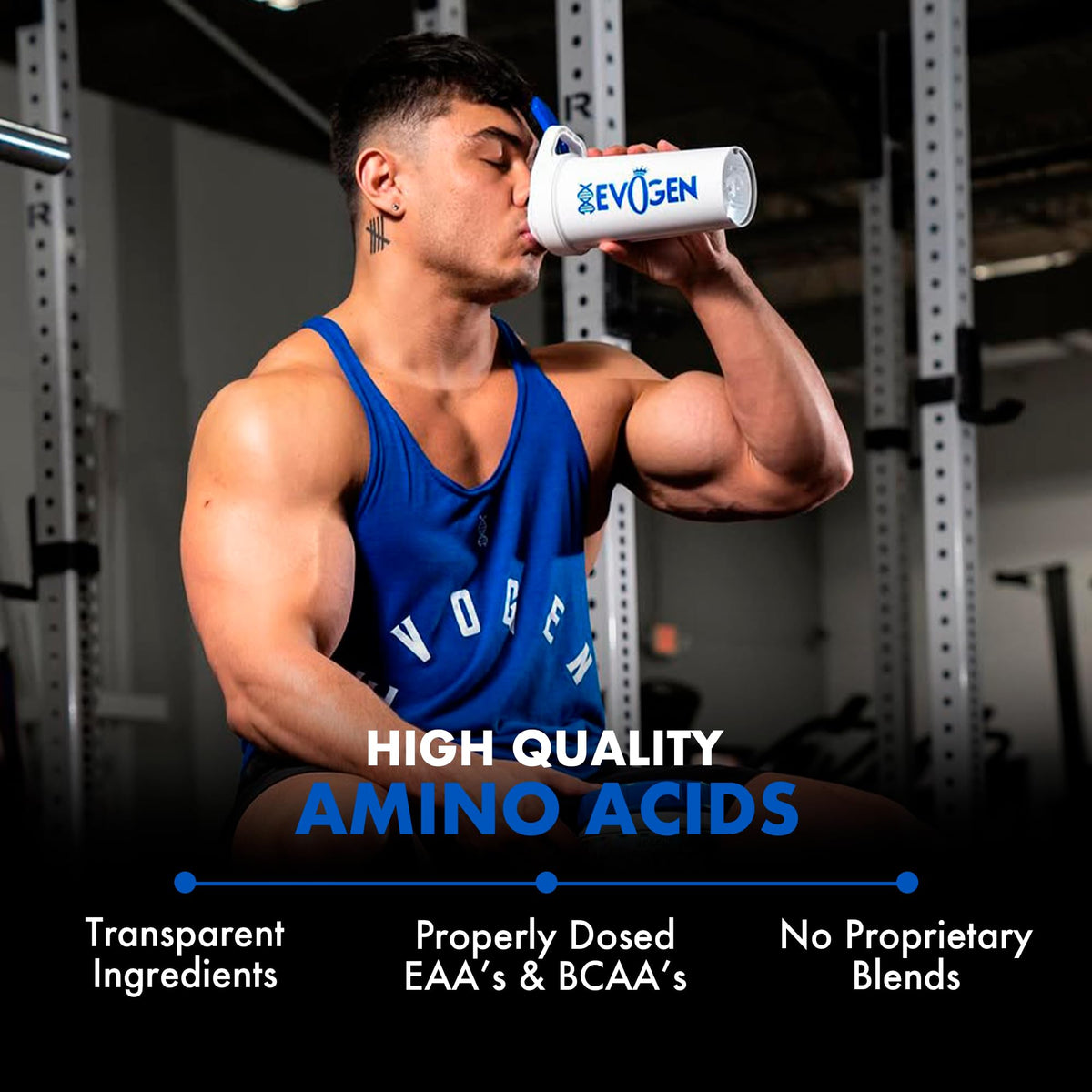 Evogen Amino K.E.M. EAA & BCAA | Tropic Thunder | 30 Servings | S7 nitric oxide blend with betaine anhydrous, coconut water and leucine for blood flow, muscle growth, hydration and recovery