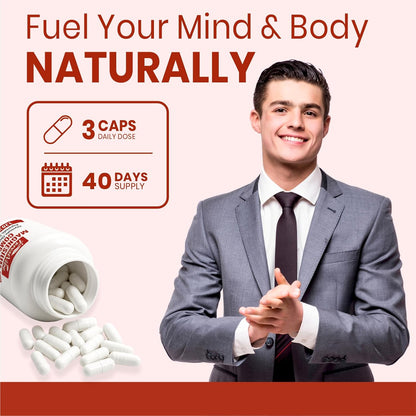 Magnesium Complex 420mg, 8-in-1 Blend with Glycinate, Chelate, Citrate & Malate, 120 Capsules, 40 Day Supply, Non-GMO & Gluten Free High Absorption Magnesium Supplement for Men and Women